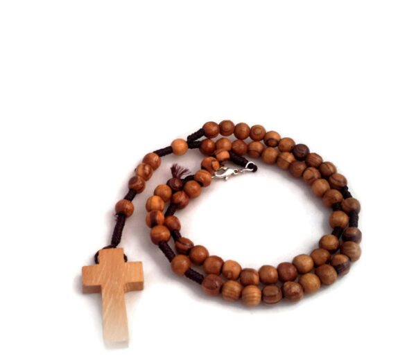 rosary cross necklace